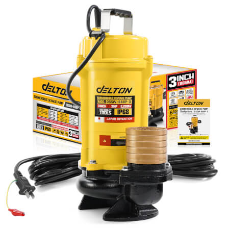 ปั๊มจุ่ม DELTON รุ่น DSSW-668P-3 ขนาด 3 นิ้ว 3HP 2,200W_7